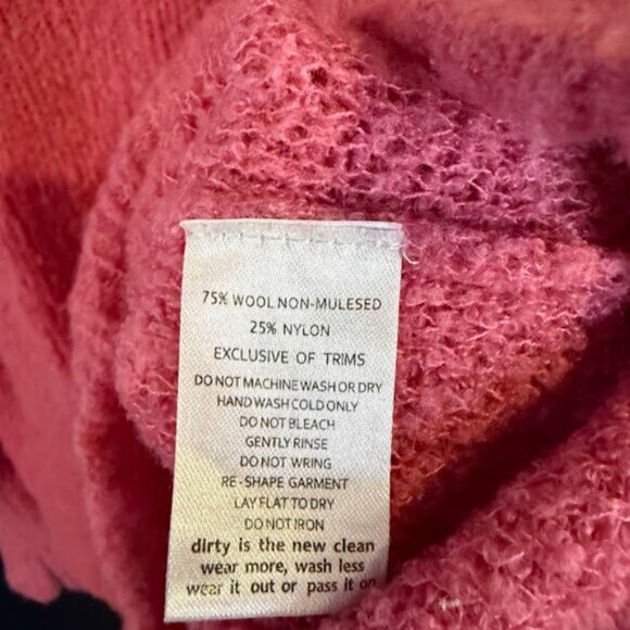 Toad & Co Pink Wool Sweater - Picture 4 of 5